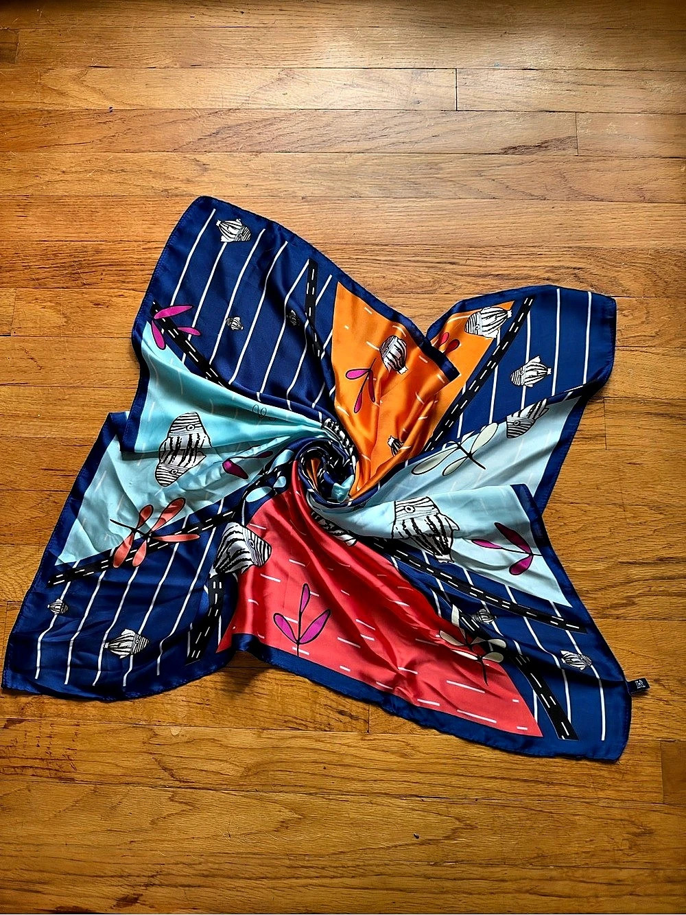 Multicolor Print Scarf